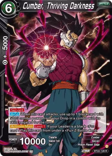 Cumber, Thriving Darkness (BT22-128), Critical Blow — DB Super card price