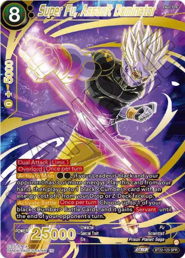 Super Fu, Assault Dominator (SPR) (BT22-123), Critical Blow — DB Super card price