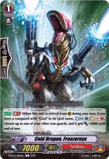 Cold Dragon, Freezernyx (D-PV01/189EN), D-PV01: History Collection — Vanguard card price