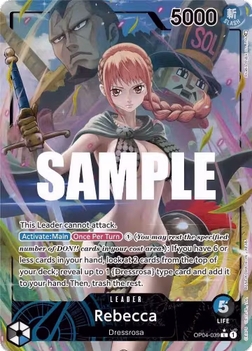 Rebecca (039) (Alternate Art) (OP04-039), Kingdoms of Intrigue — One Piece card price