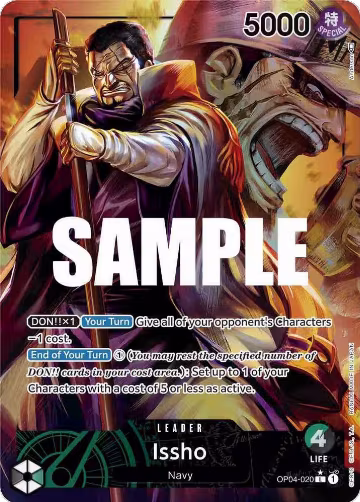 Issho (Alternate Art) (OP04-020), Kingdoms of Intrigue — One Piece card price