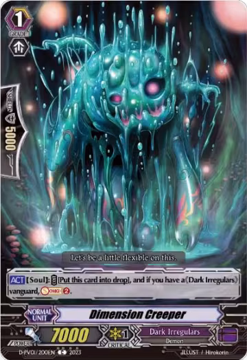Dimension Creeper (D-PV01/200EN), D-PV01: History Collection — Vanguard card price