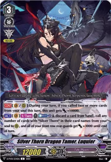 Silver Thorn Dragon Tamer, Luquier (D-PV01/234EN), D-PV01: History Collection — Vanguard card price