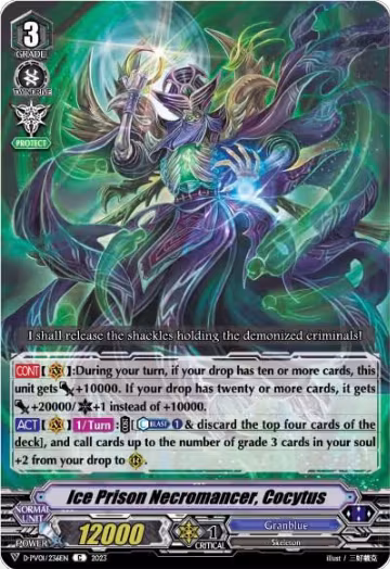 Ice Prison Necromancer, Cocytus (D-PV01/236EN), D-PV01: History Collection — Vanguard card price