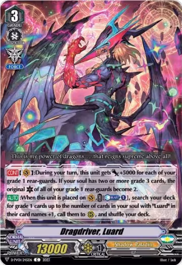 Dragdriver, Luard (D-PV01/245EN), D-PV01: History Collection — Vanguard card price