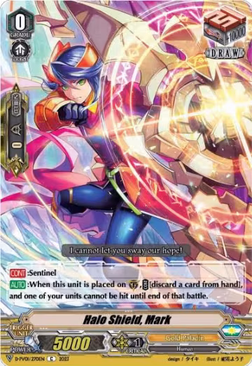 Halo Shield, Mark (D-PV01/270EN), D-PV01: History Collection — Vanguard card price