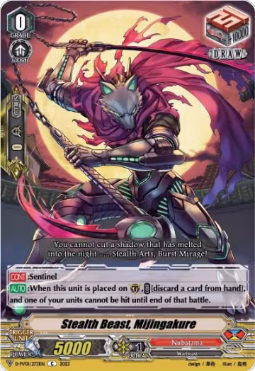 Stealth Beast, Mijingakure (V-SS08/035EN), D-PV01: History Collection — Vanguard card price