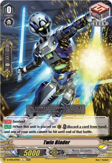 Twin Blader (D-PV01/277EN), D-PV01: History Collection — Vanguard card price