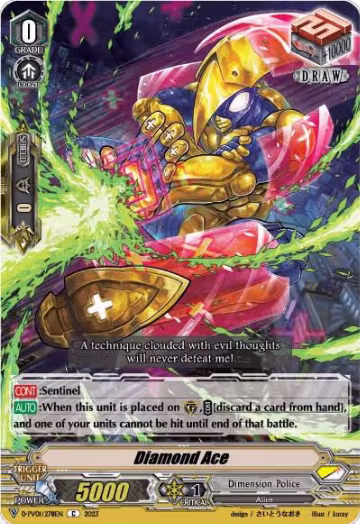 Diamond Ace (D-PV01/278EN), D-PV01: History Collection — Vanguard card price