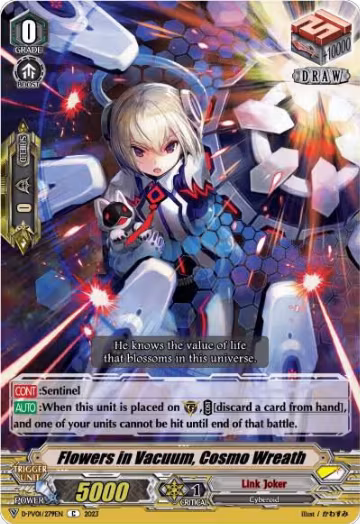 Flowers in Vacuum, Cosmo Wreath (D-PV01/279EN), D-PV01: History Collection — Vanguard card price