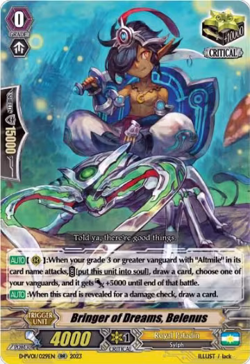 Bringer of Dreams, Belenus (D-PV01/029EN), D-PV01: History Collection — Vanguard card price