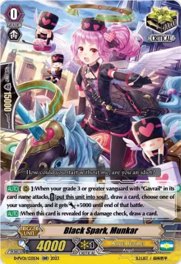 Black Spark, Munkar (D-PV01/031EN), D-PV01: History Collection — Vanguard card price