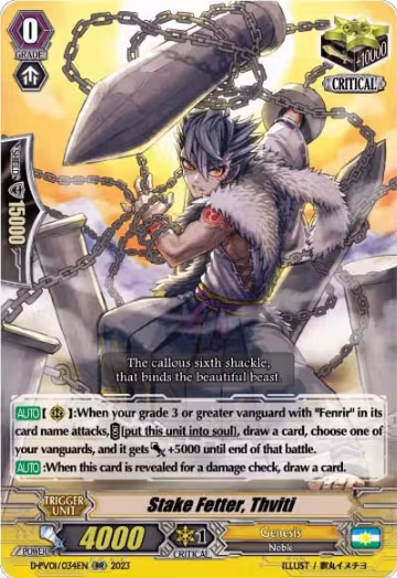 Stake Fetter, Thviti (D-PV01/034EN), D-PV01: History Collection — Vanguard card price