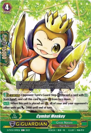 Cymbal Monkey (D-PV01/099EN), D-PV01: History Collection — Vanguard card price