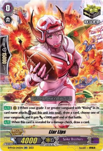 Liar Lips (D-PV01/043EN), D-PV01: History Collection — Vanguard card price