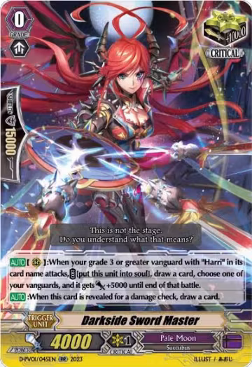 Darkside Sword Master (D-PV01/045EN), D-PV01: History Collection — Vanguard card price
