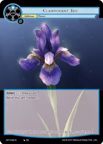 Clairvoyant Iris (CST-043 N), Clash of the Star Trees — Force of Will card price