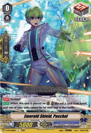 Emerald Shield, Paschal (D-PV01/286EN), D-PV01: History Collection — Vanguard card price