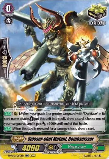 Scissor-shot Mutant, Bombscissor (D-PV01/050EN), D-PV01: History Collection — Vanguard card price