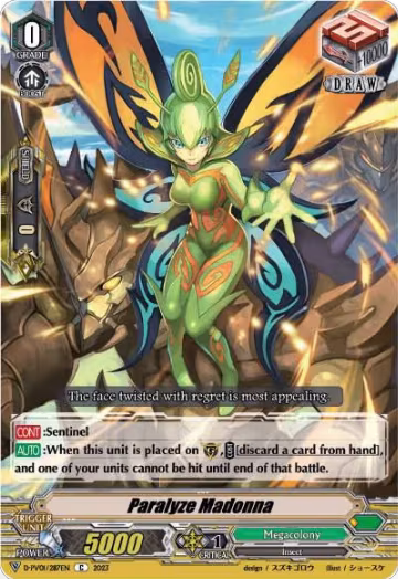 Paralyze Madonna (D-PV01/287EN), D-PV01: History Collection — Vanguard card price