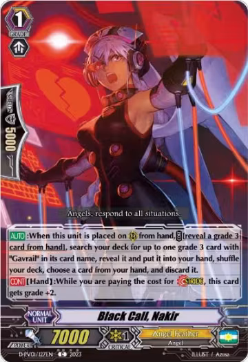 Black Call, Nakir (D-PV01/127EN), D-PV01: History Collection — Vanguard card price