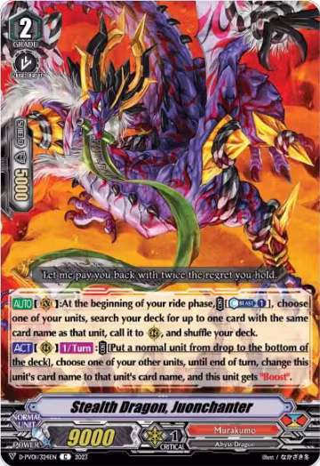 Stealth Dragon, Juonchanter (D-PV01/324EN), D-PV01: History Collection — Vanguard card price