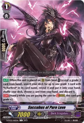 Succubus of Pure Love (D-PV01/140EN), D-PV01: History Collection — Vanguard card price