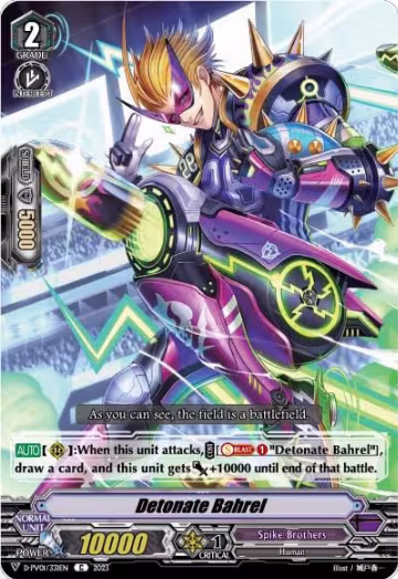 Detonate Bahrel (D-PV01/331EN), D-PV01: History Collection — Vanguard card price