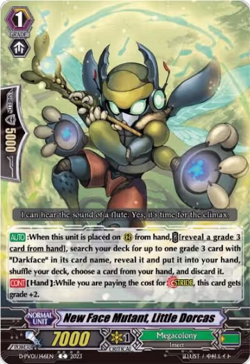 New Face Mutant, Little Dorcas (D-PV01/146EN), D-PV01: History Collection — Vanguard card price