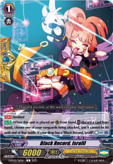 Black Record, Israfil (D-PV01/151EN), D-PV01: History Collection — Vanguard card price