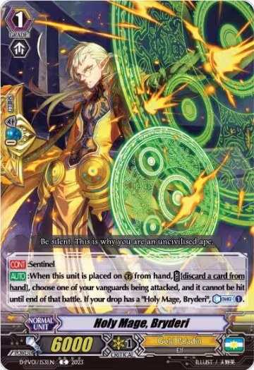 Holy Mage, Bryderi (D-PV01/153EN), D-PV01: History Collection — Vanguard card price