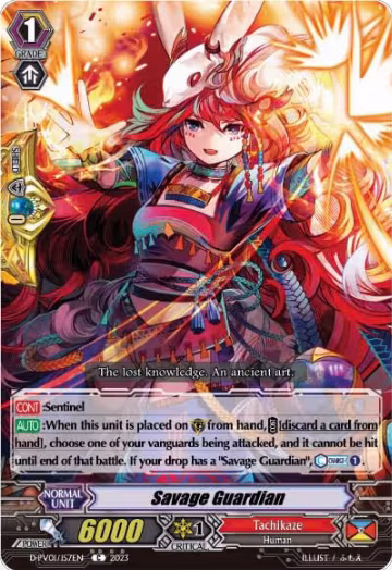 Savage Guardian (D-PV01/157EN), D-PV01: History Collection — Vanguard card price
