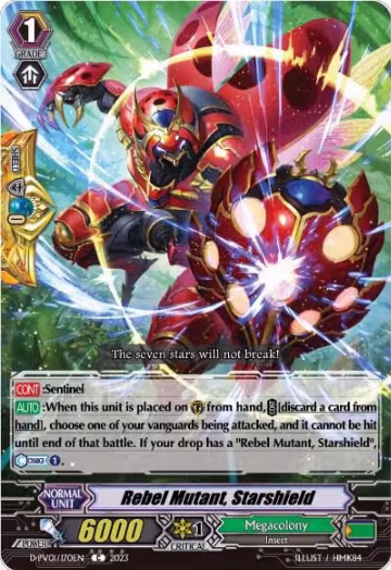 Rebel Mutant, Starshield (D-PV01/170EN), D-PV01: History Collection — Vanguard card price