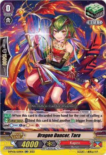 Dragon Dancer, Tara (D-PV01/059EN), D-PV01: History Collection — Vanguard card price