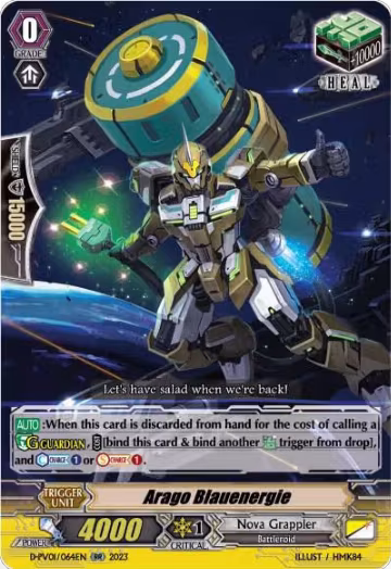 Arago Blauenergie (D-PV01/064EN), D-PV01: History Collection — Vanguard card price
