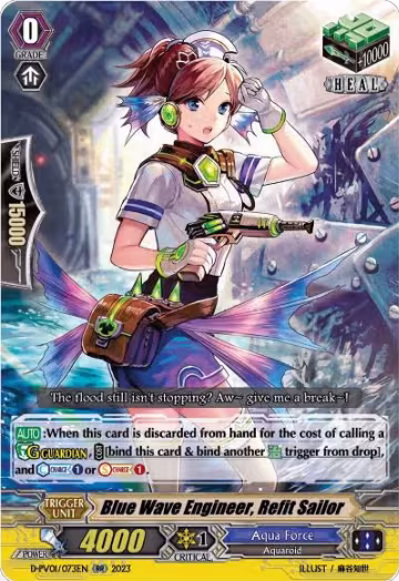 Blue Wave Engineer, Refit Sailor (D-PV01/073EN), D-PV01: History Collection — Vanguard card price