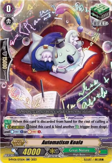 Automatism Koala (D-PV01/075EN), D-PV01: History Collection — Vanguard card price