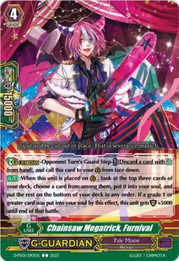 Chainsaw Megatrick, Furnival (D-PV01/093EN), D-PV01: History Collection — Vanguard card price