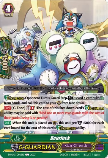 Bearlock (D-PV01/094EN), D-PV01: History Collection — Vanguard card price
