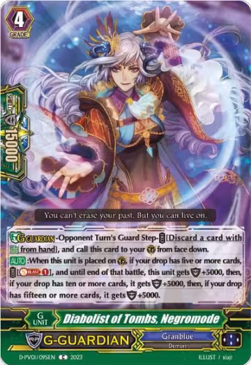 Diabolist of Tombs, Negromode (D-PV01/095EN), D-PV01: History Collection — Vanguard card price