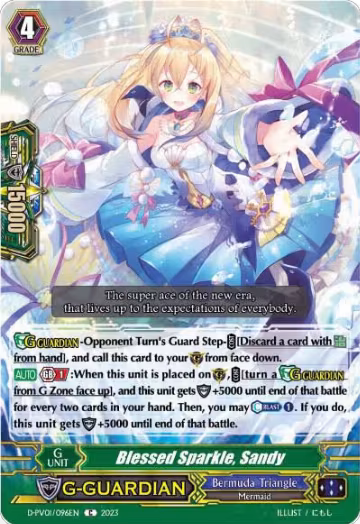 Blessed Sparkle, Sandy (D-PV01/096EN), D-PV01: History Collection — Vanguard card price