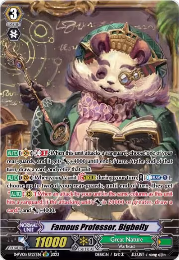 Famous Professor, Bigbelly (SP) (D-PV01/SP27EN), D-PV01: History Collection — Vanguard card price