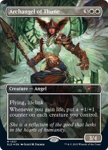 Archangel of Thune (1337), Secret Lair Drop Series — Magic card price