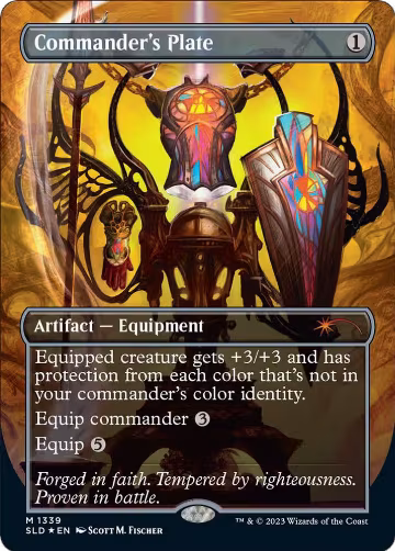 Commander's Plate (1339) (1339), Secret Lair Drop Series — Magic card price