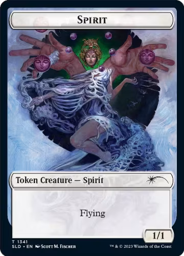 Spirit (SLD) // Angel Double-sided Token (1341 // 001), Secret Lair Drop Series — Magic card price