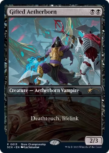 Gifted Aetherborn (13), Game Day & Store Championship Promos — Magic card price