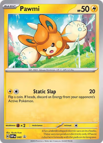 Pawmi - 040 (040), Scarlet & Violet Promo Cards — Pokémon card price