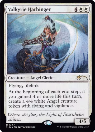 Valkyrie Harbinger (1347), Secret Lair Drop Series — Magic card price