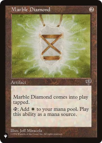 Marble Diamond, The List Reprints — Magic card price