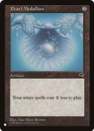 Pearl Medallion, The List Reprints — Magic card price
